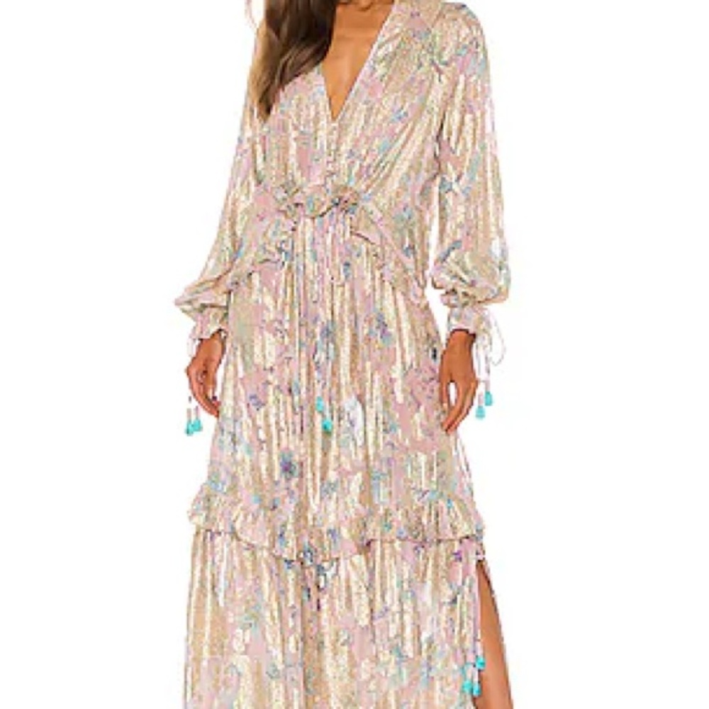 Hemant and Nandita Sahar Kaftan Dress